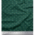 thumbnail image 1 of Soimoi Polyester Crepe Fabric Plus Sign & Triangle Small Print Fabric by Yard 52 Inch Wide, 1 of 1
