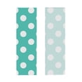 thumbnail image 2 of Lsque Teal Turquoise And White Polka Dot Printed Cooling Towel (40"x 12"), Ice Towel, Microfiber, Soft Breathable Chilly Towel for Yoga, Sport, Gym, Workout, Fitness, Running, 2 of 9