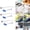 multicolor#0, variant on Stiff Bristle Scrub Brush Set | 6 Piece Small Cleaning Brushes for Kitchen Sink, Grout, Bathroom Corners, Window Tracks | Multi-Functional, Detachable Design, 9.4 x 2.8 x 1.4 in