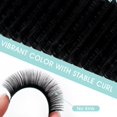 thumbnail image 2 of Extensiones de pestañas NATUHANA 0,15 mm C Curl 10 mm negras, 2 of 7