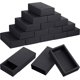 thumbnail image 1 of Zhuge 30 cajas de papel kraft con forma de cajón, mini cajas de cartón para manualidades, para jabón, joyas, dulces, bodas, regalos de fiesta (negro), 1 of 5