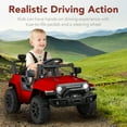 thumbnail image 4 of Best Choice Products 6V Kids Ride-On Truck Car w/ Parent Remote Control, 4-Wheel Suspension, LED Lights - Red, 4 of 8