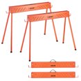 thumbnail image 1 of VEVOR Saw Horses 2 Pack Work Bench Heavy Duty 660 lbs Capacity for Woodworking, 1 of 9