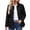 04 Black, variant on Womens Fall Fashion Warm Quilted Jackets for Women Long Sleeve Floral Print Button Down Puffer Jacket Coats with Pockets
