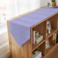 thumbnail image 4 of Lavender Purple Table Runner Linen Burlap Table Runner 72 Inches Long Rustic Farmhouse Solid Color Dresser Scarves for Kitchen Island Coffee Dining Room Party Wedding Holiday Decoration 18"x72", 4 of 8