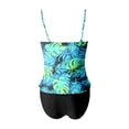 thumbnail image 6 of Women Tankini Set Bathing Suit Graphic Swimsuit Floral Print Two Piece With Briefs For Beach Pool Swim Suits Surfing, 6 of 8