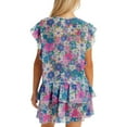 thumbnail image 2 of Jessica Simpson Womens Chiffon Tiered Cover-Up, 2 of 2