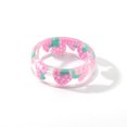 thumbnail image 2 of XZNGL Cute Acrylic Resin Rings Colorful Summer Knuckle Transparent Rings, 2 of 9