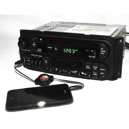 Jeep Ipod - 1998-2002 Chrysler Dodge Jeep Radio AM FM CD CS iPod Input P04858540 Twin 7 RAZ - Refurbished