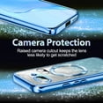 thumbnail image 5 of Casetego For Google Pixel 9A Case,Compatible with MagSafe,Clear Magnetic Glitter Gradient Sparkle Luxury Plated Soft TPU Bumper Full Camera Lens Protector,Blue, 5 of 7