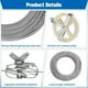 thumbnail image 5 of Kit de Tendedero para Exteriores, Cable de Acero, Polea de 5 Pulgadas, Divisor Tipo S, , Tornillo, Gancho y Tornillo de Expansión., 5 of 5