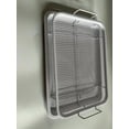 thumbnail image 2 of cheefull Air Fryer Baskets for Oven, 18/8 Stainless Steel Oven Air Fryer Basket, Crisper Tray Air Fryer Accessories Pans for Oven, Bakeware Sets Oven Rack D, 2 of 3