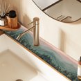 thumbnail image 2 of Yayeee Faucet Mat for Kitchen Sink 30" Diatomite Long Splash Guard Pad, Mountains at Dawn, 2 of 7