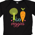 thumbnail image 4 of Inktastic Vegan Go Veggies Vegetarian Boys or Girls Long Sleeve Baby Bodysuit, 4 of 5
