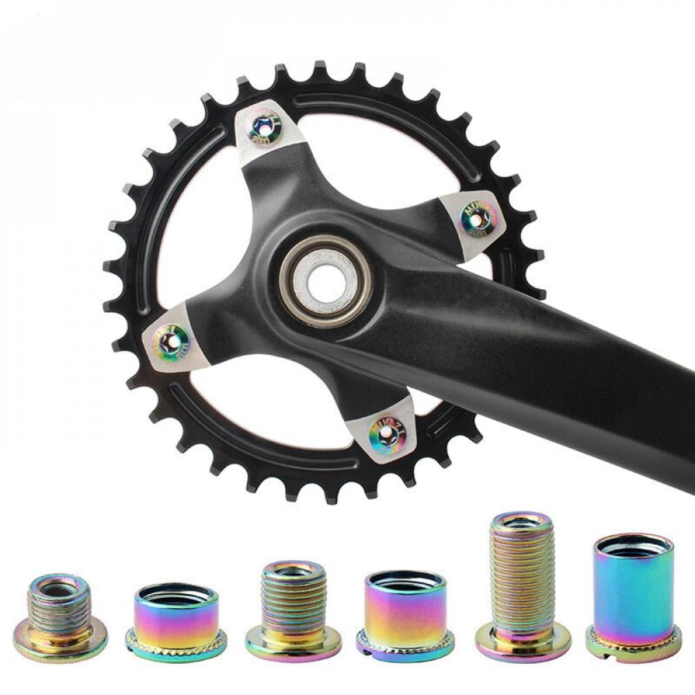 4/5PCS Single/Double/Triple Speed Fixed Gear BMX MTB Bike Screws Chainring Bolts 