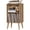 Oak, variant on LELELINKY Record Player Stand with 4 Vertical Compartments + Large Storage, Holds 160 Albums, Mid-Century Turntable Cabinet with Wood Legs, Walnut