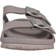 thumbnail image 5 of NORTY Men's Indoor Outdoor 2 Strap Adjustable Buckles Slide Sandal 41916-11D(M)US (Grey), 5 of 7