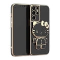 thumbnail image 3 of Funda de teléfono de silicona con espejo de Hello Kitty para Samsung Galaxy S23 Ultra S22 S21 S20 FE S10 Note 20 10 Plus A24 A34 A54, cubierta chapada, 3 of 5