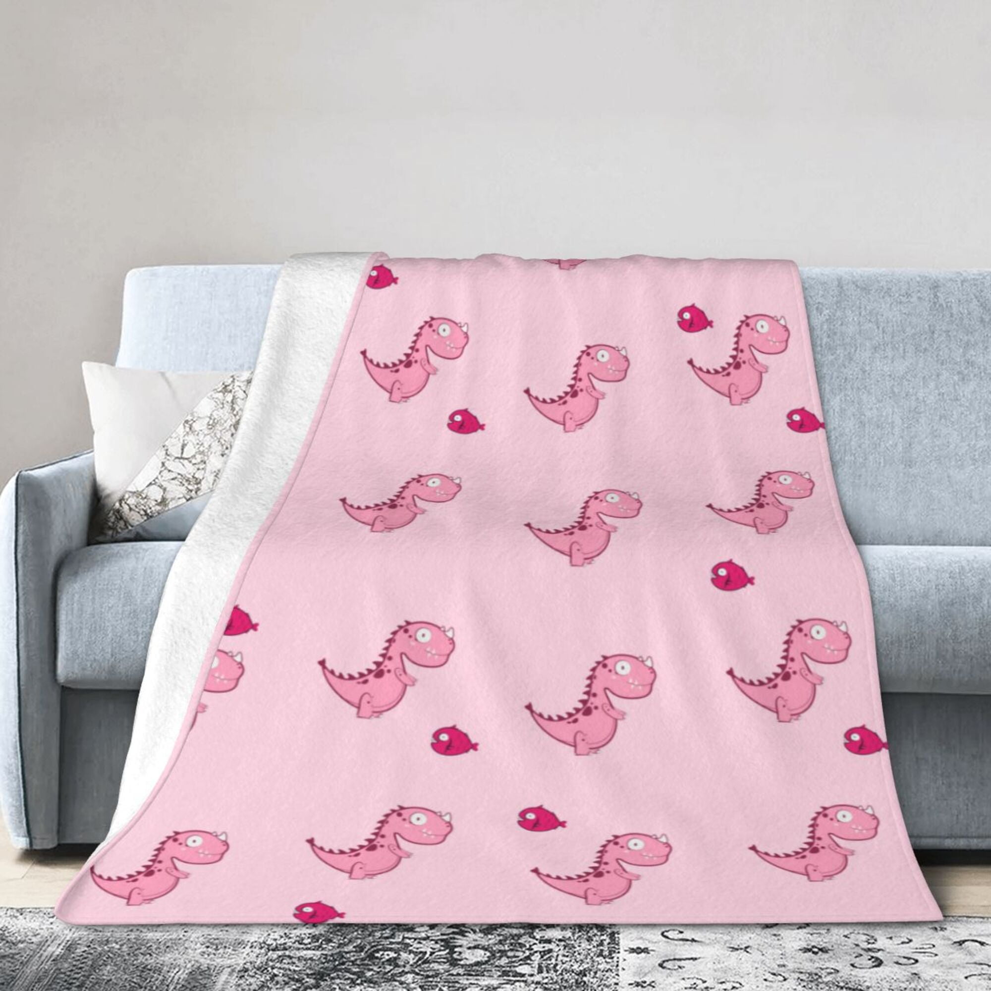 Copper Prairie Petals Pink Ultra-Soft Micro Fleece Blanket 50