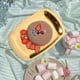 thumbnail image 5 of 2 PCS Bandejas de acero inoxidable Bandejas de frutas Bandejas de almacenamiento Platos de sushi (Dorado), 5 of 6
