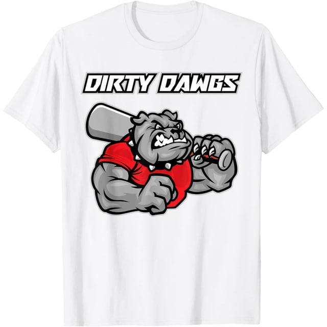 Dirty Dawgs Camiseta de béisbol