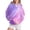 Purple, variant on Bovemsi Sweatshirt for Women Women's Sportswear 2025 Gradient Pattern Long Sleeved Casual Pullover Comfort Hoodie