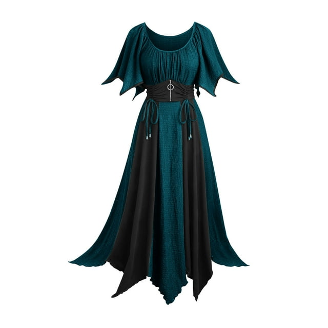 Robe d'Été pour Femmes Sans Manches Creuse Fête Plage Midi