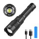 thumbnail image 2 of Luces LED de Camping XHP70 de aleación de aluminio con función Likrtyny de memoria linterna multifuncional impermeable con zoom de 1500LM para exteriores, 2 of 9