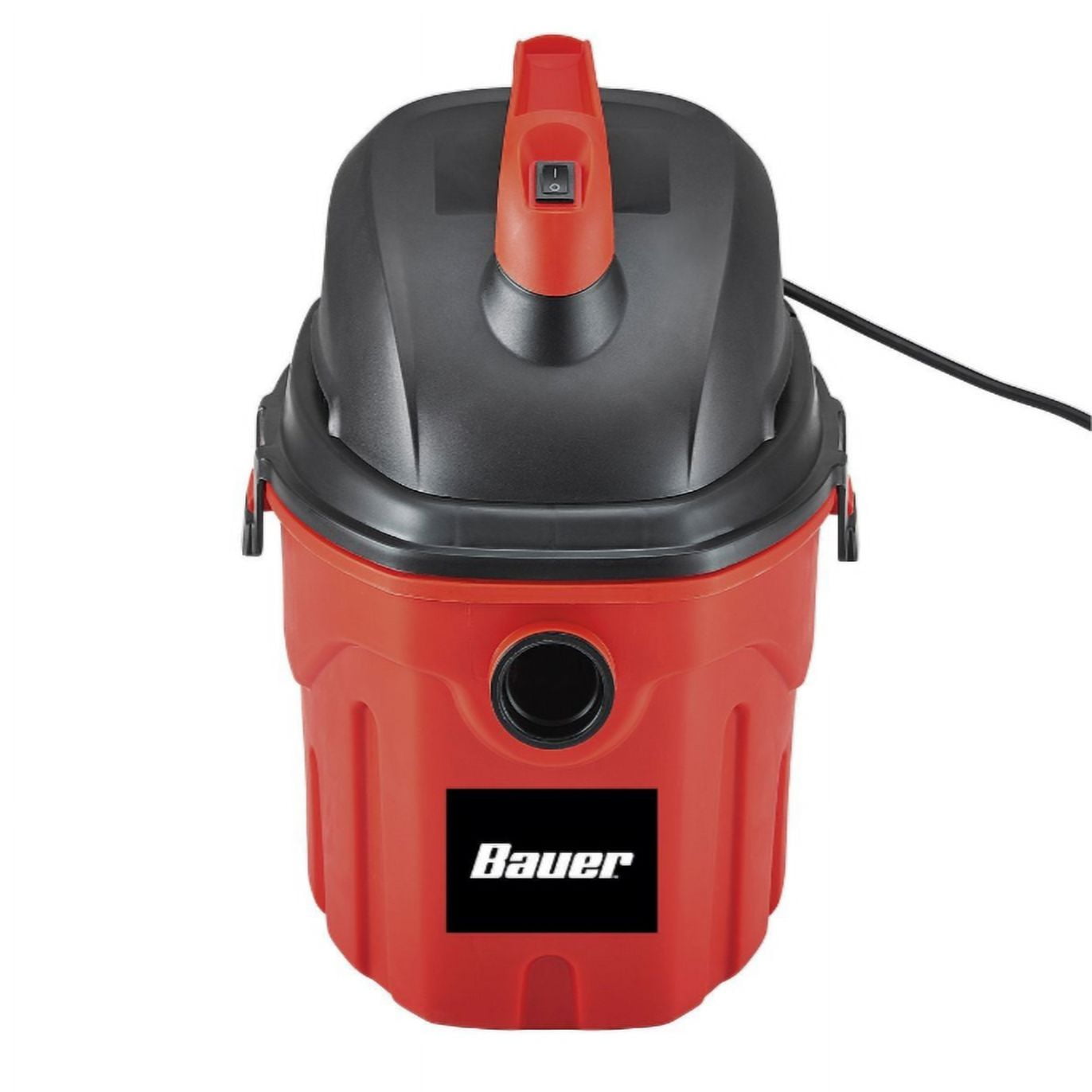 BAUER 3 Gallon 3 Peak HP Wet / Dry Portable Stainless Poly Shop Home Vac Vacuum