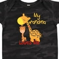 thumbnail image 4 of Inktastic My Grandma Loves Me Giraffe Boys or Girls Baby Bodysuit, 4 of 5