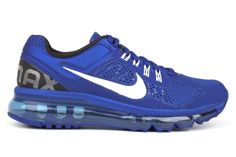 Megalopolis Bekentenis erosie Nike Big Kid's Air Max 2013 Running Shoes Hyper Blue/White - Walmart.com
