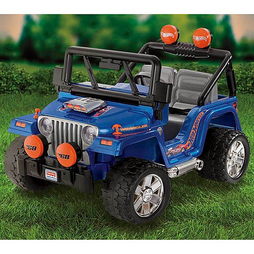 FisherPrice Power Wheels Blue Hot Wheels Jeep 6Volt, 52 OFF
