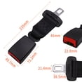 thumbnail image 2 of Laklulu Extensor de cinturón de seguridad de coche 29 CM Correa de cinturón Ajustador de tensión Cinturón de seguridad de coche Cinturón auxiliar de seguridad Cinturón de seguridad de maternidad, 2 of 5