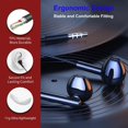 thumbnail image 3 of 6Pack Wired Earbuds Headphones, Earphones with Heavy Bass Stereo Noise Blocking, Microphone, Compatible with iPhone, Android Phones, Laptops, Computers, iPad or Any Device with 3.5mm Interface, 3 of 14