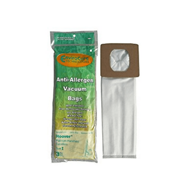 3 Hoover Type I HEPA Platinum Handheld Canister Vacuum Cleaner Bags