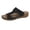 Black, variant on Clearence Women’s Retro Fishmouth Sandals Summer Beach Shoes with Diamond Cut-Out Design Thick Wedge Platform Orthopedic Cushioning Non-Slip Holiday Casual Slides