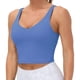 thumbnail image 1 of Sujetador deportivo THE GYM PEOPLE, acolchado, largo, para yoga, gimnasio, azul mar, 1 of 7