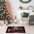 thumbnail image 3 of Kugisaki Merry Christmas Floor Mat, Christmas Elements Printed Festival Decoration Mat, No-Slip Water Absorption Mats for Entrance Door Bedroom Bathroom, 3 of 6