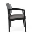 thumbnail image 4 of Lenox Fauteuil d'Appoint Surdimensionné en Acier pour Réception / Acier Noir / Gris / Gris, 4 of 5