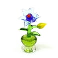 thumbnail image 4 of Colorful Murano Glass Flower Mini Figurines Craft Ornament Lovely Creative Paperweight Home Wedding Decor Xmas Mother`s Day Gift, 4 of 6
