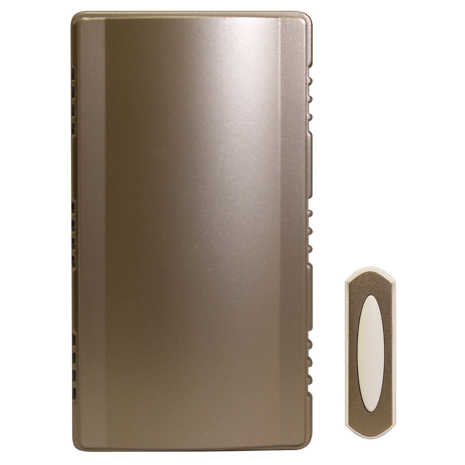 Heathco SL745102 Satin Nickel Finish Wireless Doorbell Kit