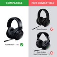 thumbnail image 3 of Geekria Coussinets de Remplacement en Cuir Protéiné pour Écouteurs de Jeu USB Razer Kraken 7.1 Chroma V2, 3 of 5