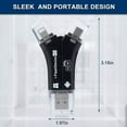 thumbnail image 5 of 4 in 1 External Card Reader USB Micro Sd & Tf Card Reader Adapter Compatible with Iphone/Ipad Mac/Android/Windows Pc, 5 of 5