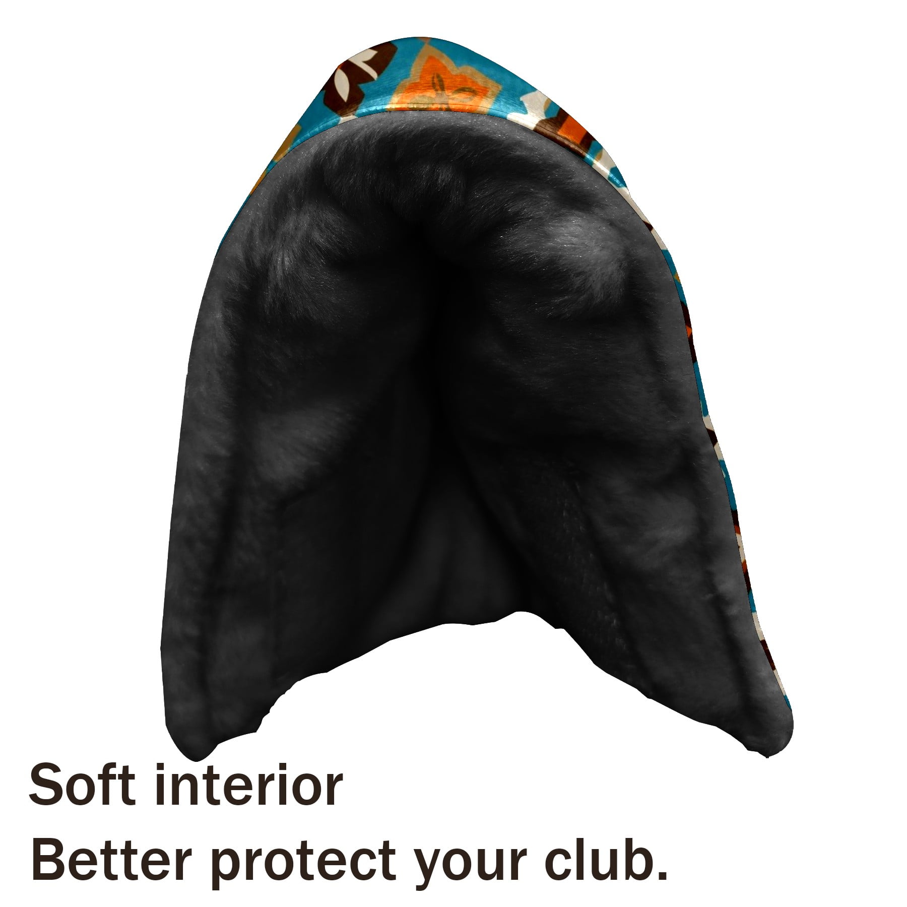 Golf Club Head Cover | Leather Golf Club Putte Headcover , Waterproof Golf Club Head Cover Set Driver Headcovers for Golf Clubs Men Women Patterm