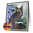 thumbnail image 2 of Kit de pintura de diamante 5D búho/gato taladro redondo completo DIY cuadro de mosaico decoración del hogar FLhrweasw Nuevo, 2 of 9