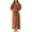 Coffee, variant on Women's Ankle Fleece Bathrobe Belt Cold Weather Fall Long Nightwear Billowy Bath Robe Chunky Drop Shoulder Grey Medium-Large