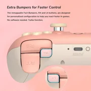 8Bitdo Ultimate 2C Wireless Controller for Windows PC and Android, Gamepad with 1000Hz Polling Rate, Remappable L4/R4 Bumpers, Rumble Vibration and Turbo Function