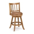 thumbnail image 2 of Sheldon Swivel Counter Stool - Driftwood Wire-Brush, 2 of 9