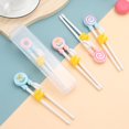 thumbnail image 4 of HLONK Training Chopsticks Ergonomic Cartoon Easy to Clean Fun Effective Learning Tool Baby Practice Chopsticks, 4 of 5