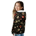 thumbnail image 2 of Xoenoiee Ladybug Flower Print Zip Up Hooded Sweatshirt for Girls Graphic Jacket with Front Pocket Long Sleeve Coat Activewear T-shirts Casual Coat Spring Fall Clothes, 14-16 Years, 2 of 7